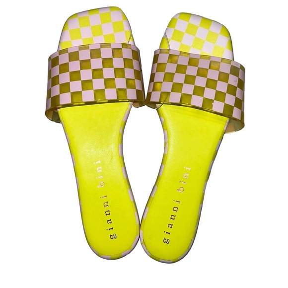 Gianni Bini Shoes - ✅Cobitwo Checkered Banded Square Toe Sandals -Gianni Bini NWOB